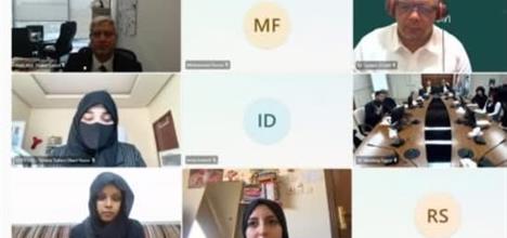 A debate between our students at AOU  KSA and AOU Egypt campuses 