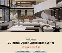 3D Interior Design Visualization System