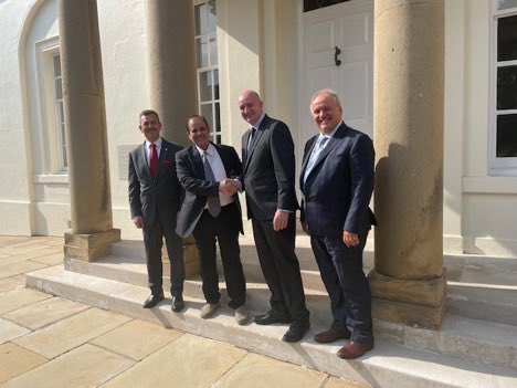 Arab Open University President and Vice President for Planning and Development Discuss Strengthening Partnership with The Open University, UK