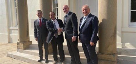Arab Open University President and Vice President for Planning and Development Discuss Strengthening Partnership with The Open University, UK