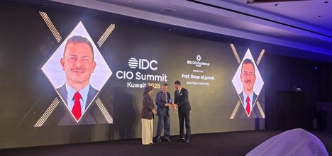 Arab Open University Wins IDC CIO Excellence Award in Kuwait 2026 for Digital Transformation
